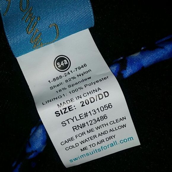 𝅺SWIM SEXY PlUS SIZE TRIBAL BANDEAU - Picture 7 of 8